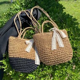 Evening Beach Bags Grass Woven Bag for Women Ins Super Fire Handbag Spring Summer Fashion Versatile One Shoulder Crossbody