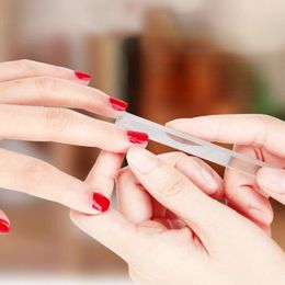 2024 Nail File Women Buffing Transparent Sanding Polishing Durable Nano Glass File Manicure Professional Nail Art Tools 1. For Nail File