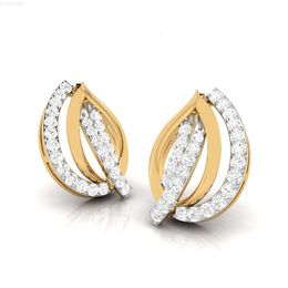 Vvs Moissanite Screw Back Stud Earrings Quality 925 Sterling Silver Gold Plated Luxury Men Women Custom Fine Jewellery