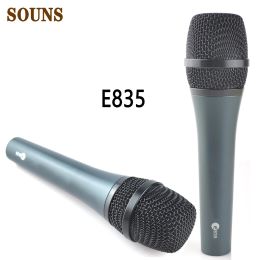 Microphones Free Shipping Microphone E835 Wired dynamic Cardioid Professional Vocal Microphone e835 Studio Mic E845 E835 E828