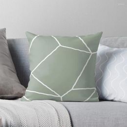 Pillow Geometric Green Throw Luxury Case