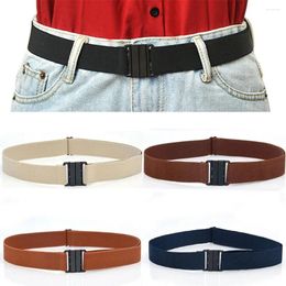 Belts Canvas Elastic Vintage Adjustable Stretch Waist Band Waistband Unisex