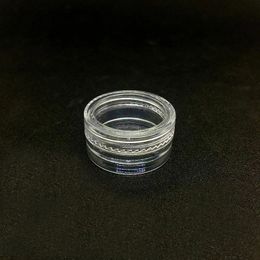 1ML small plastic jars with lids 1g 1gram jar sample jars for cosmetics cream pots mini sample containers for skincare