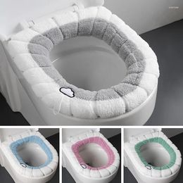 Toilet Seat Covers Household Waterproof Cushion Winter Cover Gasket Universal All Year Round Thickened