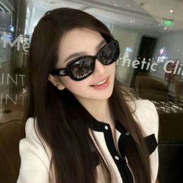 Fashion designer CH Top Diamond sunglasses Fashion trend Four Colour Eyeglass Frame Natural Make face smaller Beauty Artefact with original box