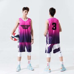 Training, Competition, Basketball Suit, Student Sports Basketball Suit, DIY Printed Basketball Suit Set