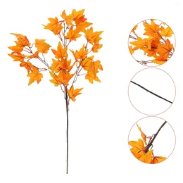 Decorative Flowers Thanksgiving Day Branch Simulated Pumpkin Plant Decor Harvest Festival