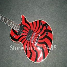 highest quality New Custom SELL Guitar Zakk Wylde Bullseye blackorange style Electric Guitar9825815