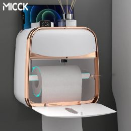 Holders MICCK Toilet Paper Holder Tissue Box With Drawer Double Layer Toilet Paper Roll Holder Storage Organiser Bathroom accessories