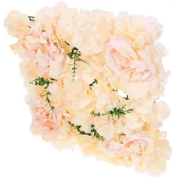 Decorative Flowers Rose Flower Panel Wedding Backdrop Decoration Wall Artificial