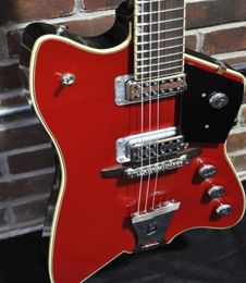 6199 Billy Bo Jupiter Fire Thunderbird Red Electric Guitar Belly Cut Contour Mahogany Body Chrome Hardware Fingernail Inlay Bla7557313