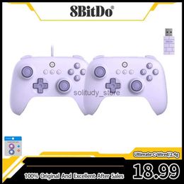 Game Controllers Joysticks 8BitDo Ultimate C Wireless 2.4G controller suitable for PC Windows 10 11 Steam Deck Raspberry Pi Android Ultimate C Wired Gamepad Q240407