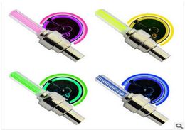 LED Flash Light Bike Wheel Lights Tyre Valve Cap Lamo Bike Bicycle Motorcycle Car Wheel Lamp Tyre Aluminium Material LED Car Light9839539