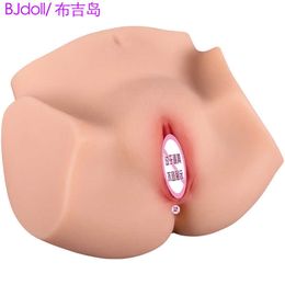 AA Designer Sex Toys real person inverted double hole real yin cross legged big butt male masturbator Aeroplane cup sex toy