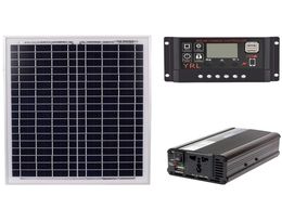 18V20W Solar Panel 12V 24V Controller 1500W Inverter AC220V Kit Suitable For Outdoor And Home Solar EnergySavi3413661