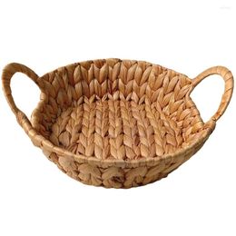 Dinnerware Sets Decorative Storage Baskets Serving Woven Bread Tray Organiser Desktop Holder