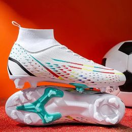 2024 Soccer Shoes Men Football Boots Light Nonslip AGFG Cleats Grass Training Sneakers Outdoor Sport 240323