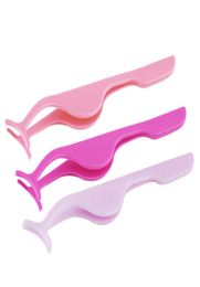 Whole Multifunctional False Eyelashes Plastic Auxiliary Clip Tweezers Tool Cosmetic applicator Worldwide Store9325509