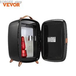 Freezer VEVOR 6L Mini Makeup Fridge Single Door Electric Portable Cosmetic Refrigerant Storage Cooler with Mirror Used for Home Cars Y240407