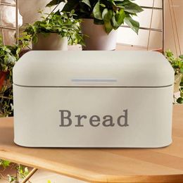 Plates Toiletry Containers Bread Box Bin For Shop Kitchen Countertop Storage Organiser Rack Iron Metal Holder Desktop