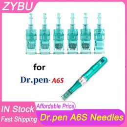 50pcs Professional Green Bayonet Needles Cartridges 11 16 24 36 42pin Nano Size For Derma Microneedling Pen Dr.pen A6S Face Skin Care Dermapen Replacement Head