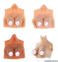 Nxy Breast Form 1pc Fake Boobs Silicone Crossdresser Realistic Breast Plate Artifical Tits Drag Queen Shemale Transgender Cosplay 8897175