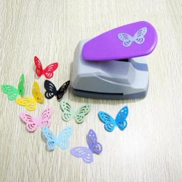 Embossing Scrapbook Punch Handmade Cutter Card Craft Calico Printing Kid Diy Flower Paper Craft Punch Hole Puncher Large Butterfly 3d Shap