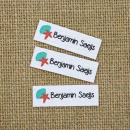 accessories 120 piece Ironing Labels, Logo or Text, Iron on Cotton , Clothing Labels, Custom Design, Ironing tags (YT039)