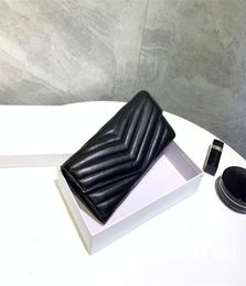 Wallet Card Holder New Style Stylish Designers Genuine Leather Letter Handle Clutch Luxury Bags Purses Quilting Women Handbags Lad7955782