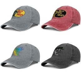 Stylish Bass Pro Shop fishing Grey logo Unisex Denim Baseball Cap Cool Trendy Hats Gay pride rainbow bass pro shop original camouf2669934