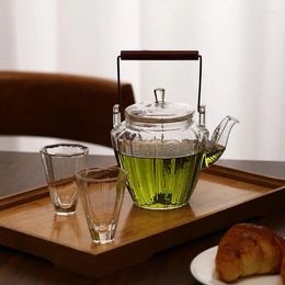 Teaware Sets Ins Pyrex Teapot Flower Fruit Tea Lifting Pot Home Brewing Afternoon Set