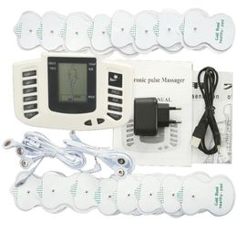 Tens ems massager electro stimulation muscle stimulator electrostimulator fisioterapia physiotherapy machine 16 pads8641779