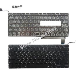 Adapter Ru Black New Russian for Apple A1286 Mb470 Mb985 Mb986 Mc371 Mc372 Mc373 Mc721 Laptop Keyboard