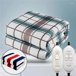 Blankets Electric Blanket 110V/230V Thickened Heating Thermostat Double Winter Warming Bed Mattress Bedroom Warm Household Items