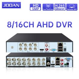 Recorder Jooan 16ch 8ch 6 in 1 H265 Hybrid Dvr Video Recorder for 1080p 5mn Ahd Camera 2mp 3mp 5mp Ip Camera P2p Nvr Cctv Stystem