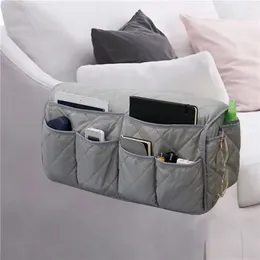 Storage Bags Useful Couch Hanging Bag Wear-resistant Multi Pockets Large Capacity Book Phone Caddy