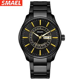 Recommends Men's Business Waterproof Calendar Quartz Watch Trend Large Dial Wristwatch