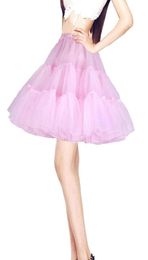 Wedding Petticoats Short Girls Skirt Pettiskirt Womens Fluffy Crinoline Vintage Petticoats Tutu Skirt For Girls4309576