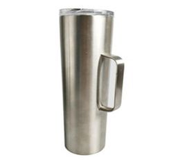 30oz Skinny Tumbler With Handle Stainless Steel Double Wall Wine Glasses Vacuum Insulated Coffee Mug Outdoor Travel Mug A036316286