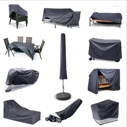 Chair Covers Top Waterproof Outdoor Furniture Cover UV-proof Rainproof Table And Sofa Customized