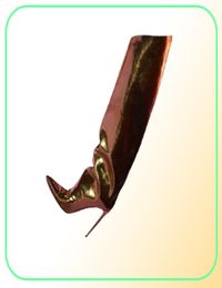 Runway Women039s Long Boots Candy Color Mirror Leather Women Over The Knee Booties Super High Heels Stilettos Demonia Party Wed3083319474