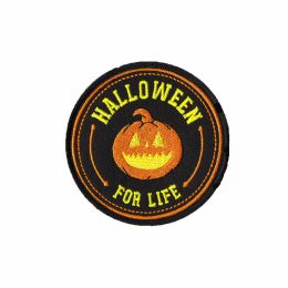 accessories Halloween Life Embroidery Patches Iron on Letters Applique Bag TShirt Clothes Accessories Free Shipping Custom Logo