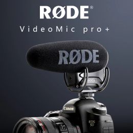 Microphones Rode VideoMic Pro+ plus Microphone Shot Gun Interview Video Studio Microfone Rycote Lyre for Canon Panasonic DSLR Camera Mic