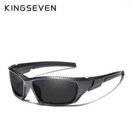 Sunglasses KINGSEVEN Fashion Polarized Men Designer Vintage Driving Sun Glasses Male Goggles Shadow UV400