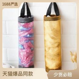 Storage Bags Creative Sundries Kitchen Garbage Bag Buggy Plastic Fantastic Removable Wall-Mounted