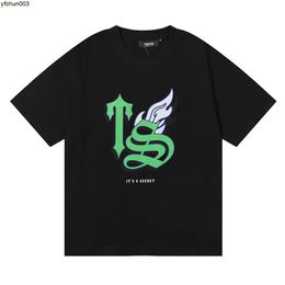 Trendy Trapstar It_s a Secret Printed Street High Quality Double Yarn Short Sleeved T-shirt for Men and Women