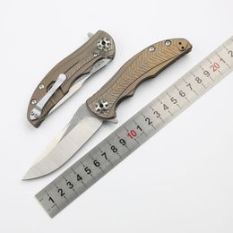 0609 titanium carbon fiber folding Knife Hunting Fishing Tactical Rescue Multi EDC Survival Tool Knives xmas gift knife