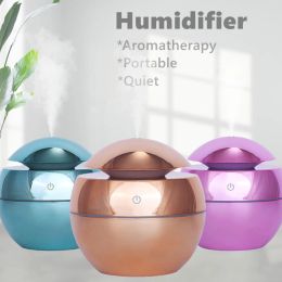 Humidifiers Air Humidifier Ultrasonic Aromatherapy Essential Oil Diffuser Sprayer Mist Maker Fogger Aroma Difuser Wood Grain for Xiaomi Mini