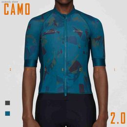 Men's T-Shirts 2024 All New Aero Fit Camouflage 2.0 Short Seve Cycling Jersey Pro Lightweight and Quick dry fabric For Men And Women H240407