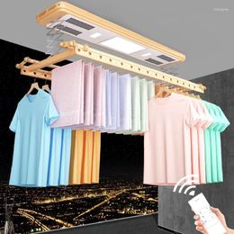 Hangers Electric Clothes Dryer / Automatic Smart Rod Folding Hanger Balcony Lifting